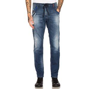 $298 Diesel Men’s Kailey-Ne JoggJeans Denim Division 0680Y Distressed Size 27